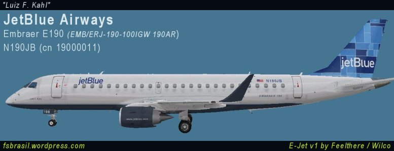 Fsx Jetblue Embraer 190