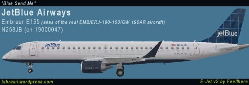 E195 JetBlue N258JB